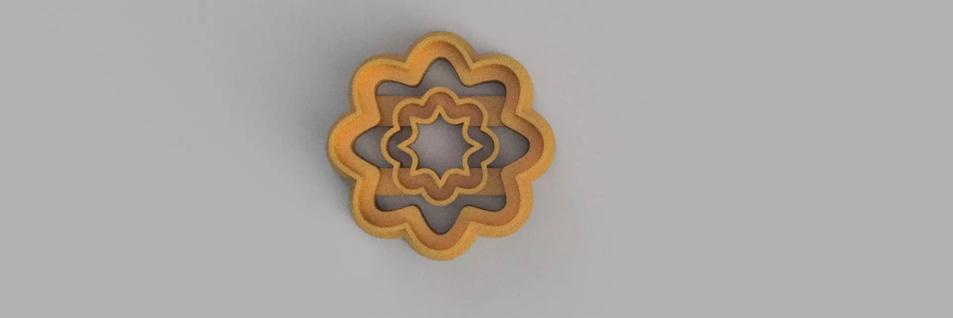 flower COOKIE CUTTER 3D print model_0