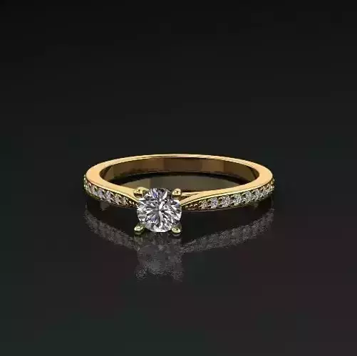 Solitaire ring Model 5223