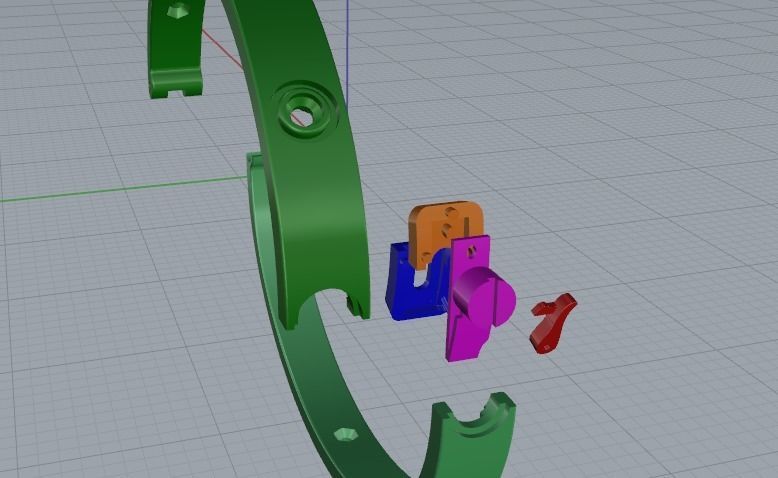 Bracelet size15 Model 5221 3D print model_3