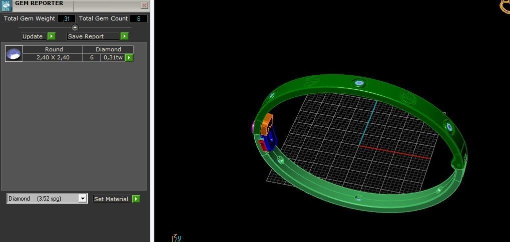 Bracelet size15 Model 5221 3D print model_8