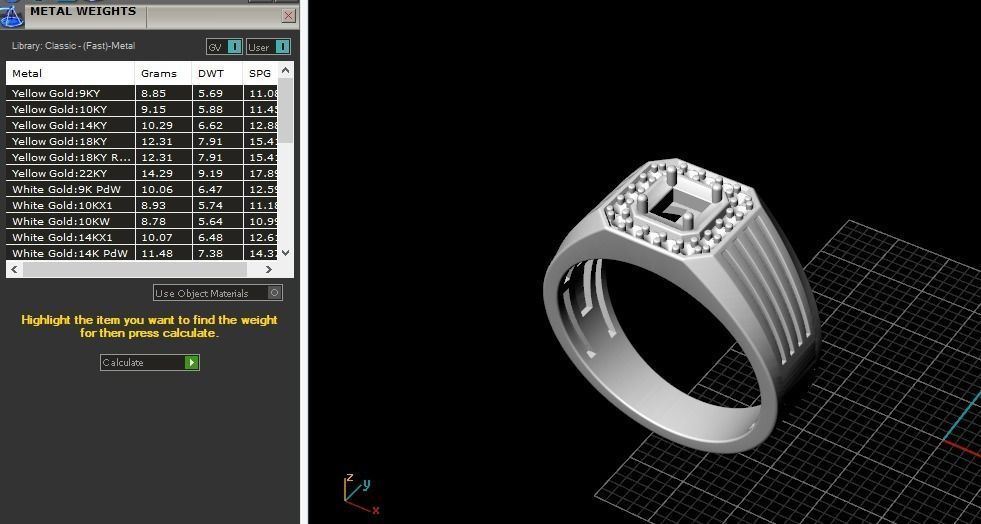 Man ring Model 5217 3D print model_6