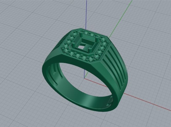 Man ring Model 5217 3D print model_2