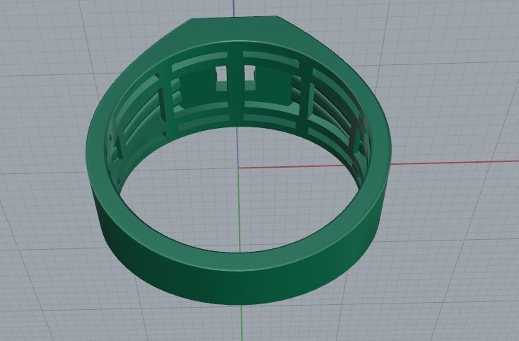 Man ring Model 5217 3D print model_4