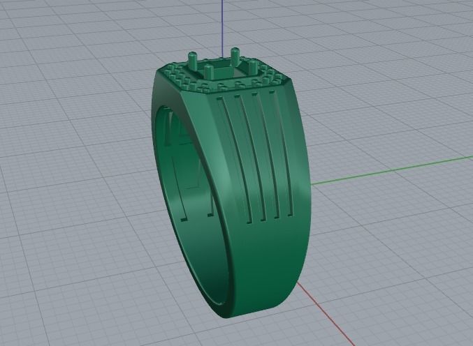 Man ring Model 5217 3D print model_3
