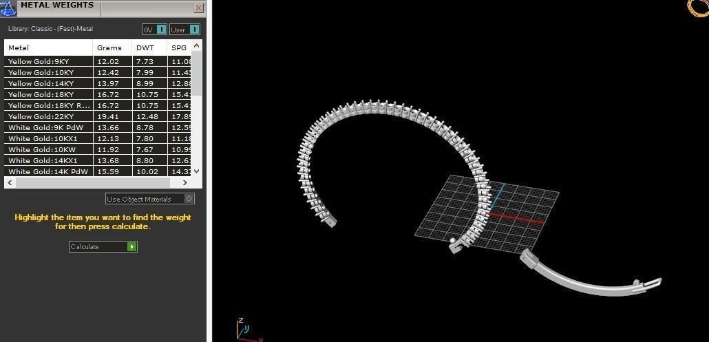 Bracelet Model 5206 3D print model_6