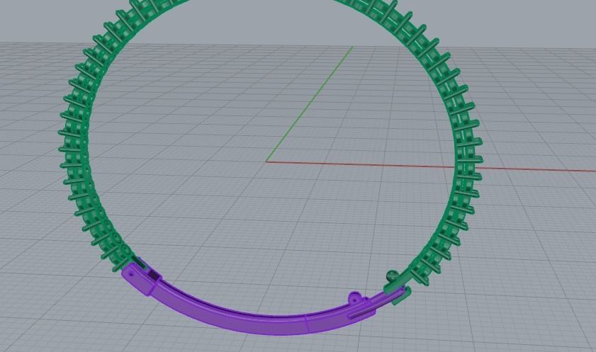 Bracelet Model 5206 3D print model_4