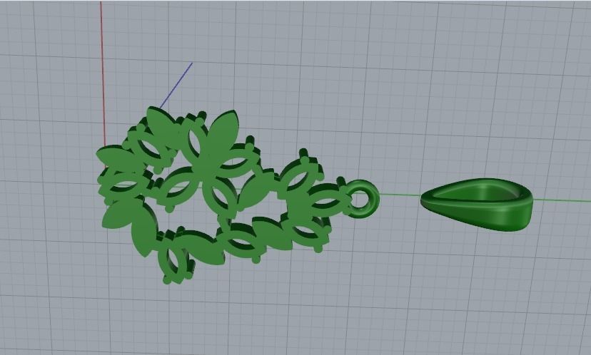 Pendant Model 5204 3D print model_4