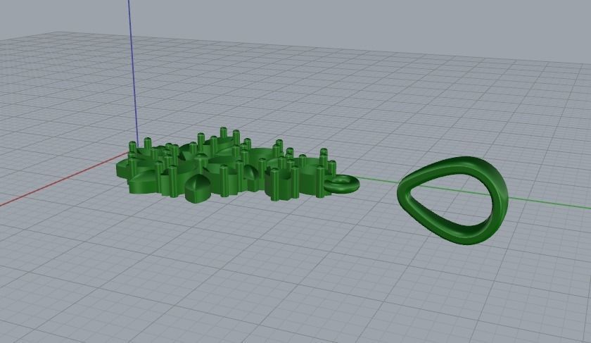 Pendant Model 5204 3D print model_3