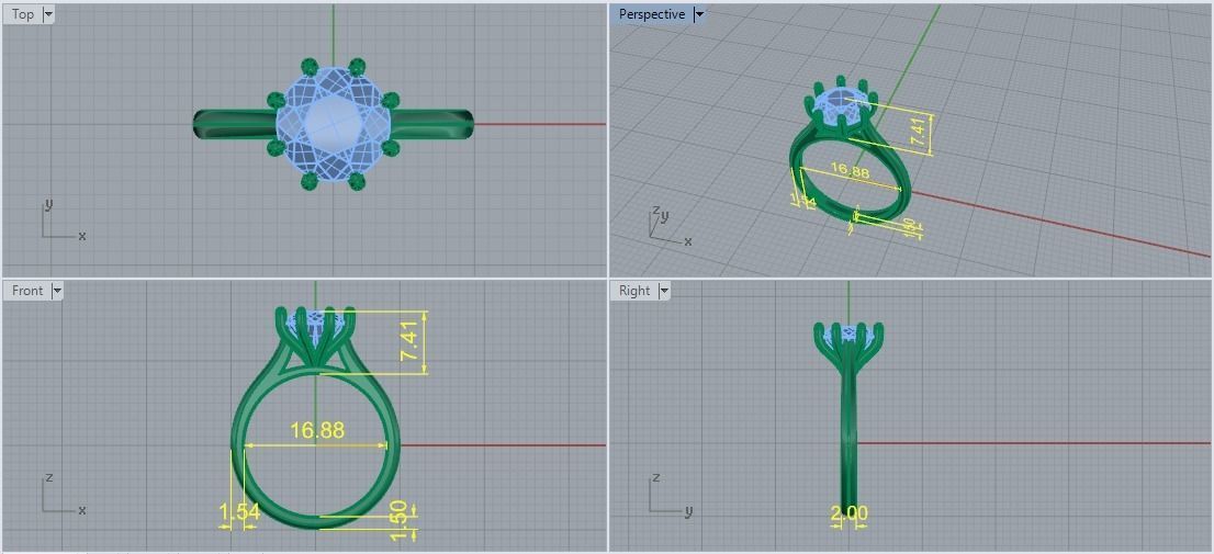 Ring Model 5195 3D print model_5