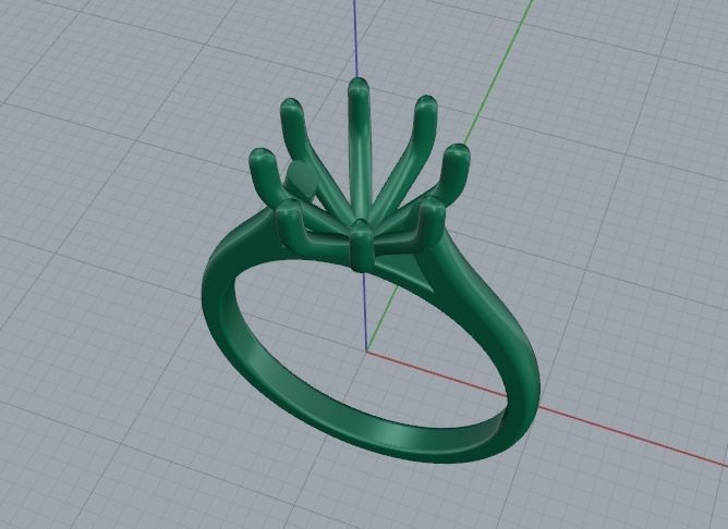 Ring Model 5195 3D print model_2