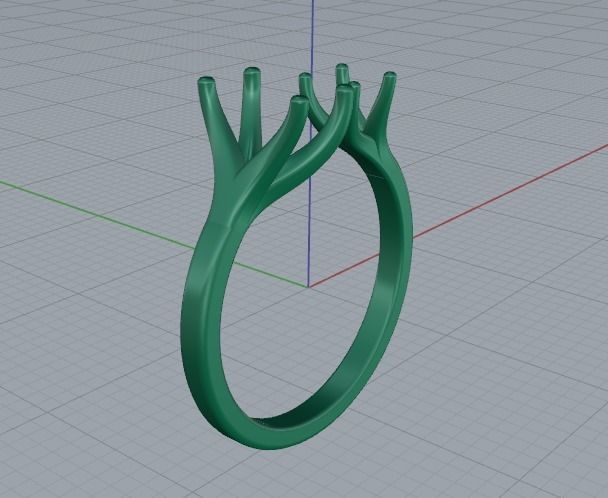 Ring marquise Model 5191 3D print model_4