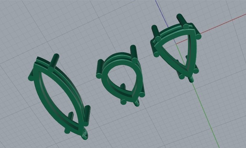 Pendants Model 5179 3D print model_4