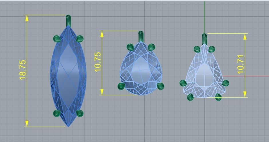 Pendants Model 5179 3D print model_5