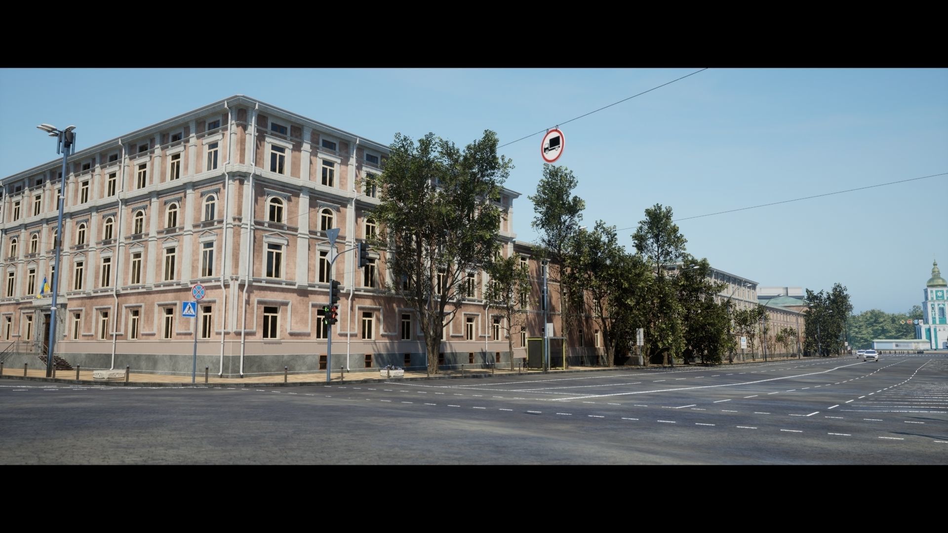 Classic residential building for the European Street 4 3D model_11
