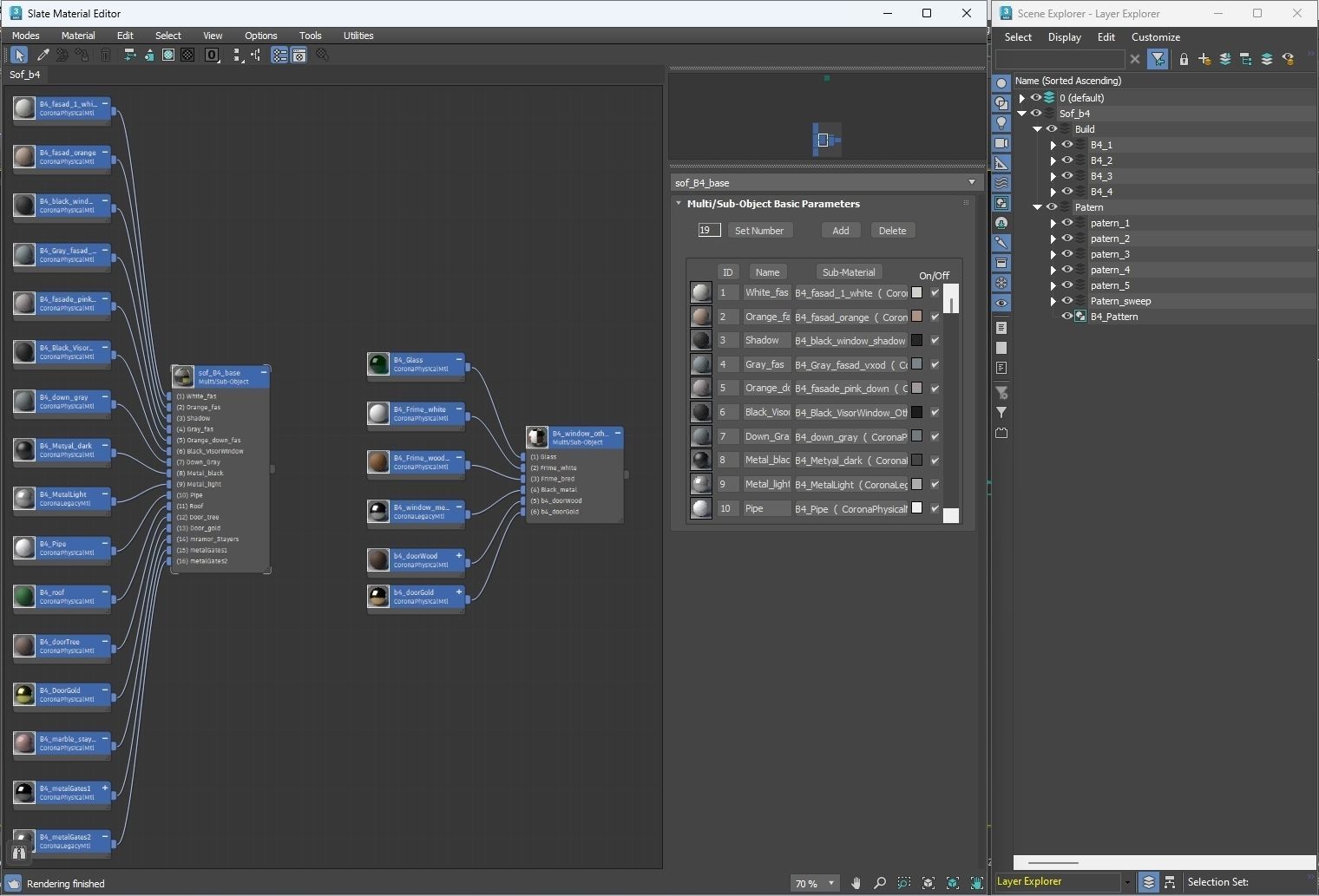 Classic residential building for the European Street 4 3D model_10