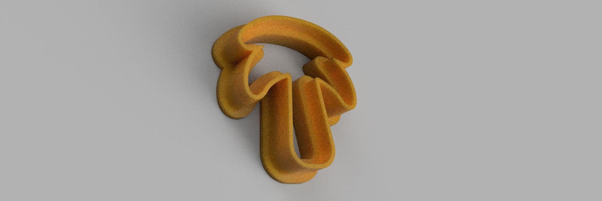 palm tree COOKIE CUTTER 3D print model_1