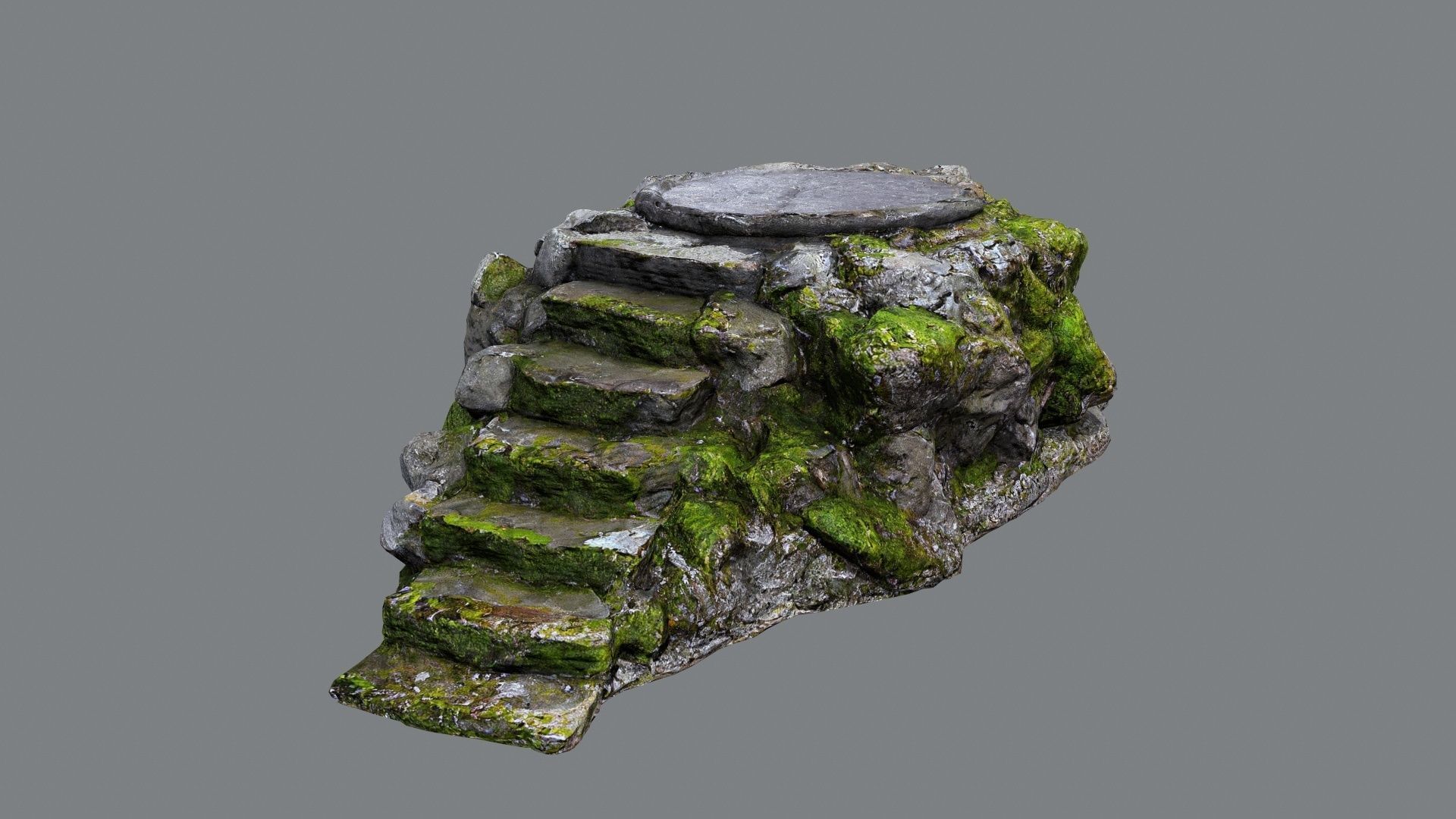 temple Low-poly 3D model_6