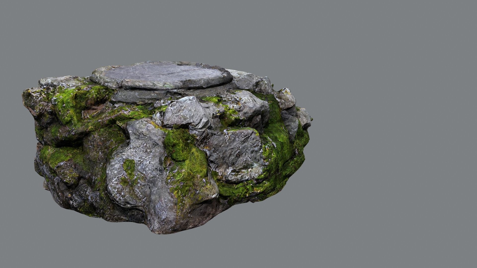 temple Low-poly 3D model_2