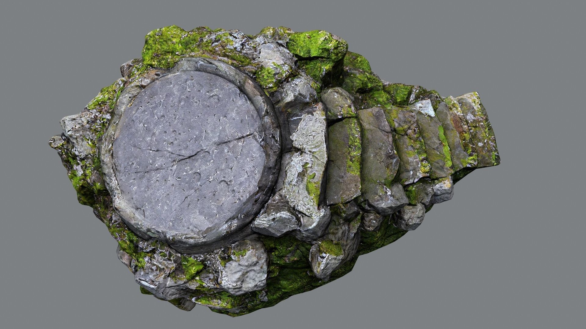 temple Low-poly 3D model_9