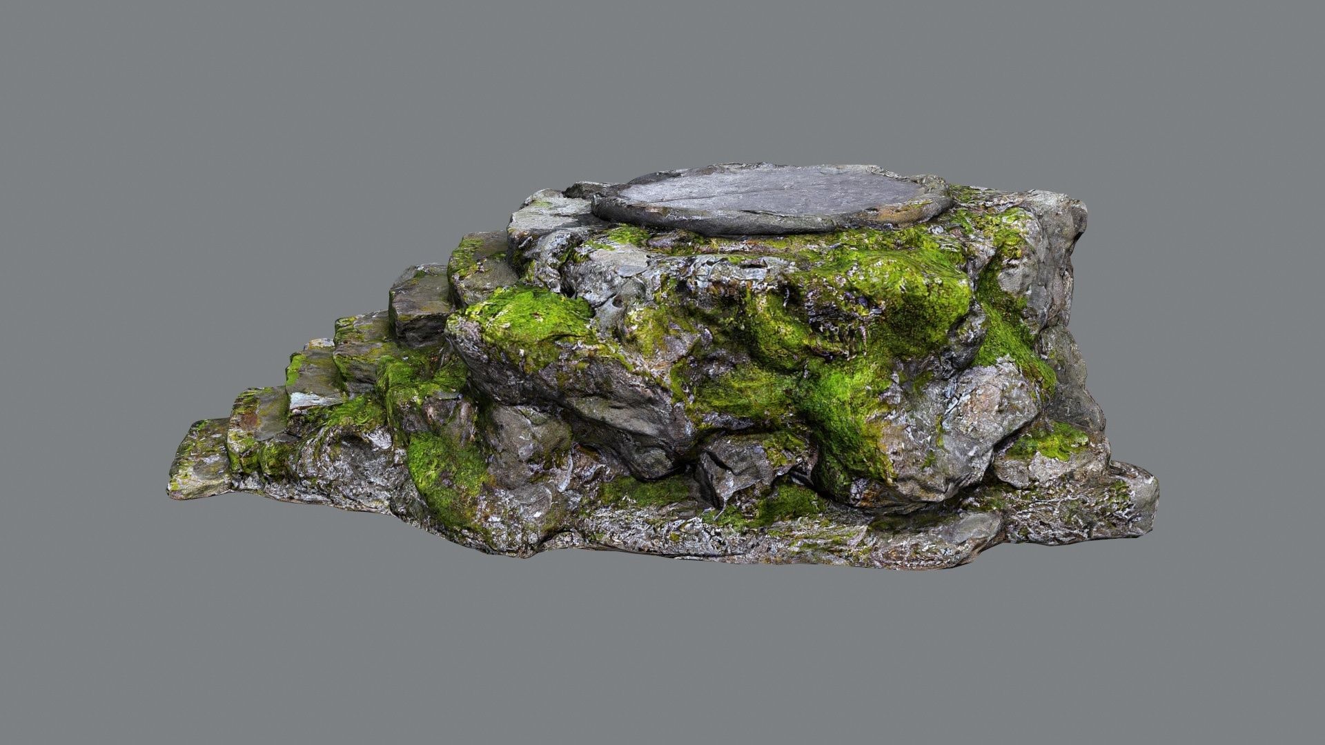 temple Low-poly 3D model_5