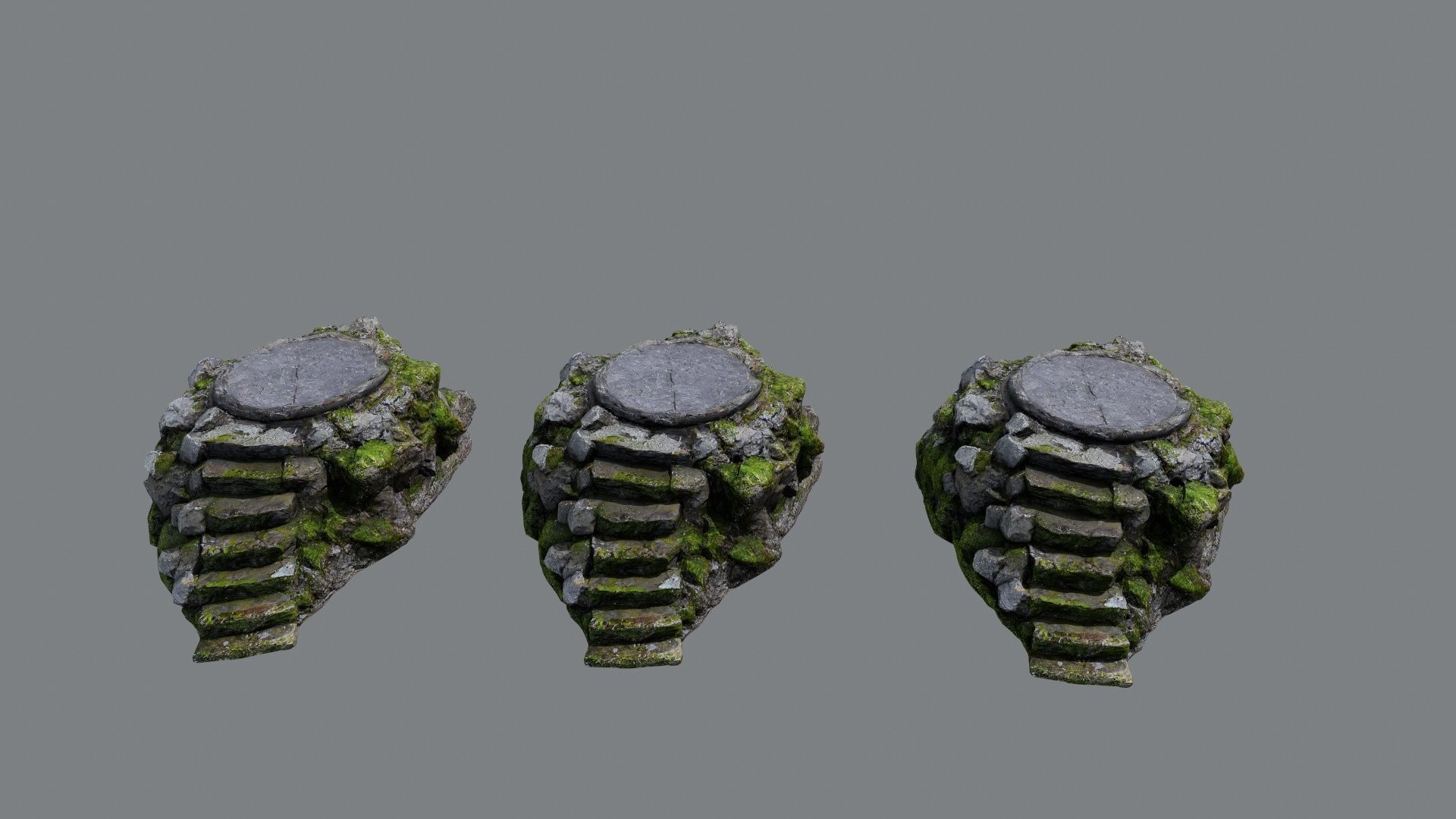 temple Low-poly 3D model_10