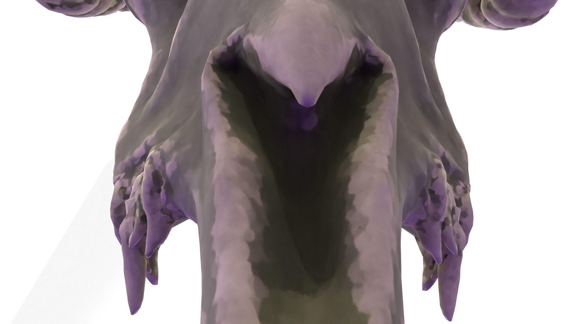 Ram Skull Low-poly 3D model_6