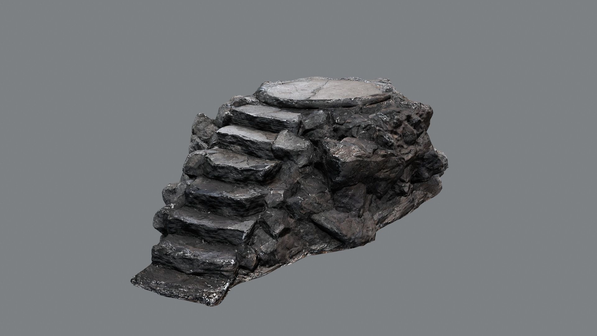 temple Low-poly 3D model_7