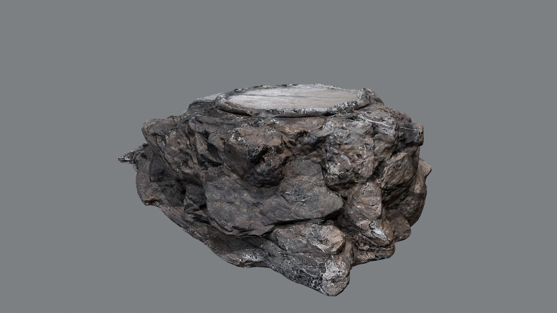 temple Low-poly 3D model_5