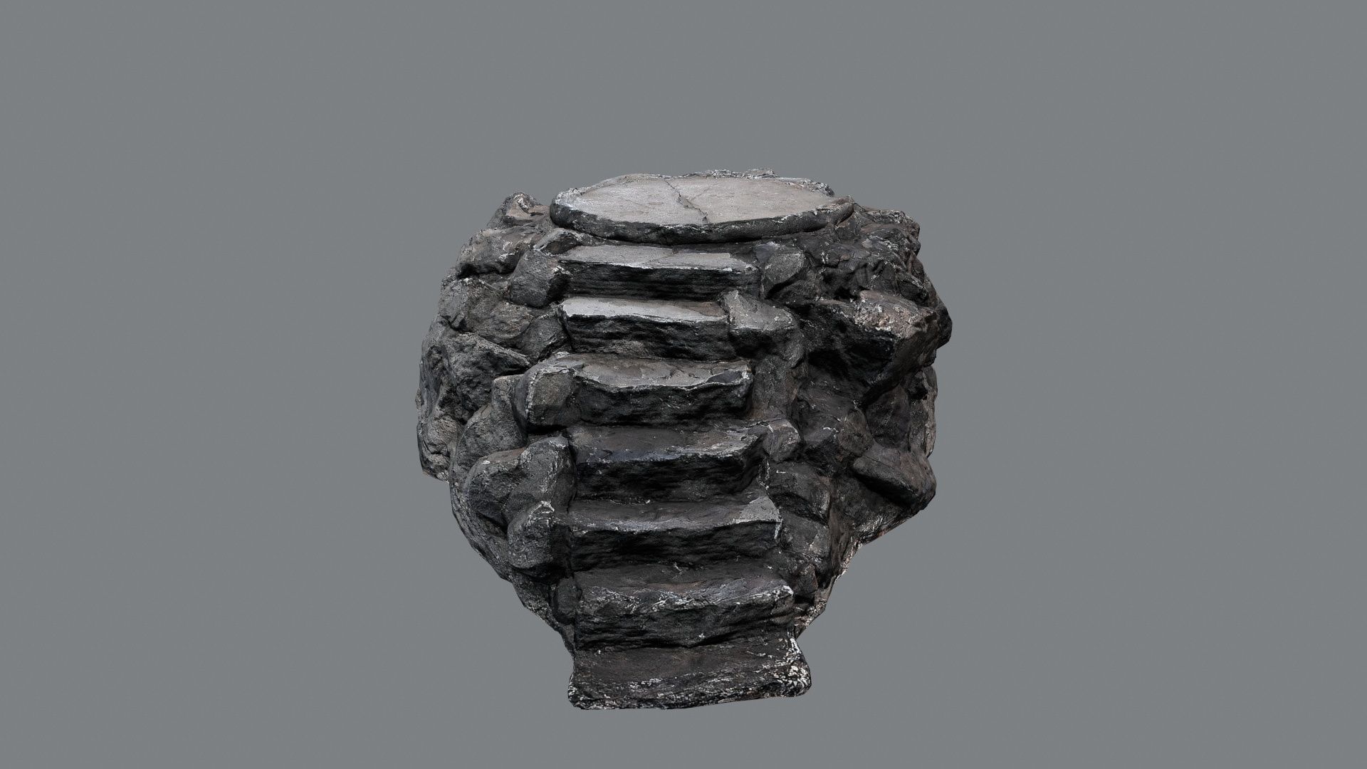 temple Low-poly 3D model_8