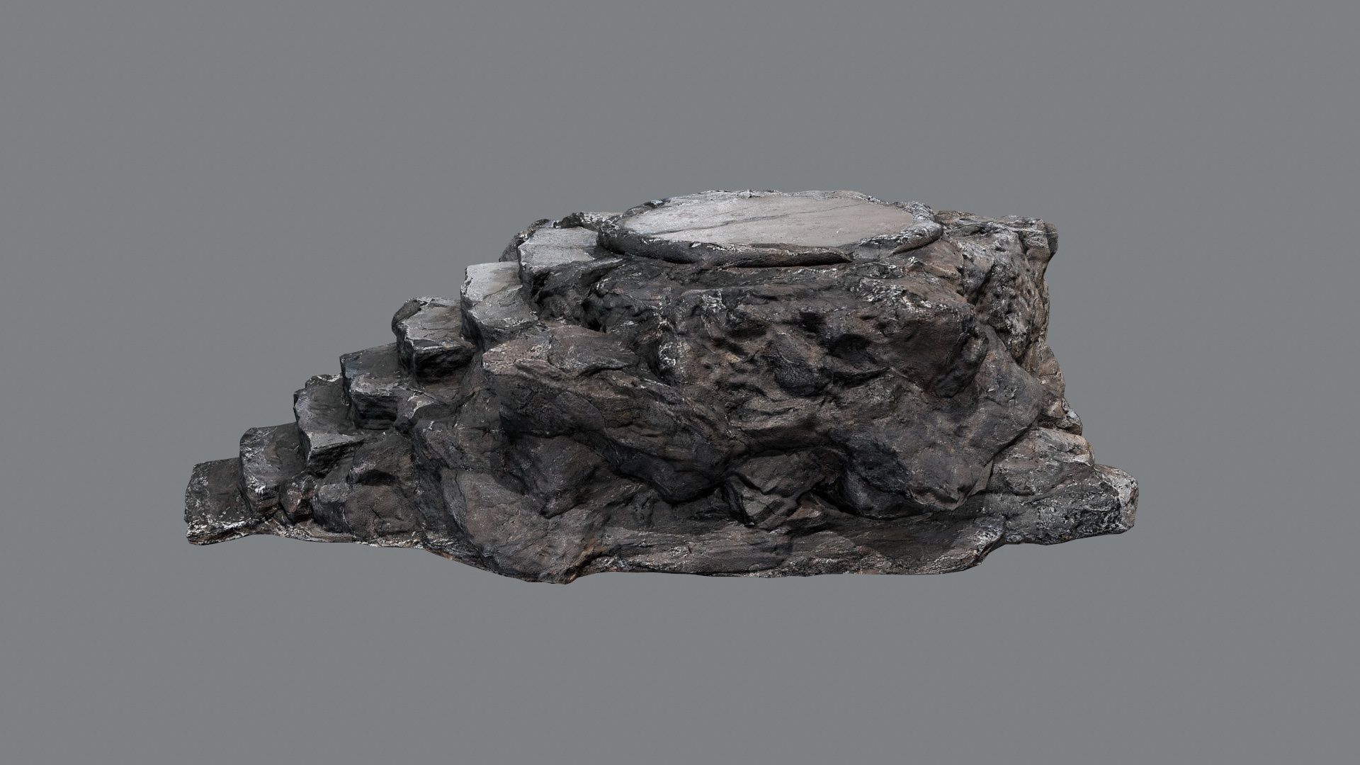 temple Low-poly 3D model_6