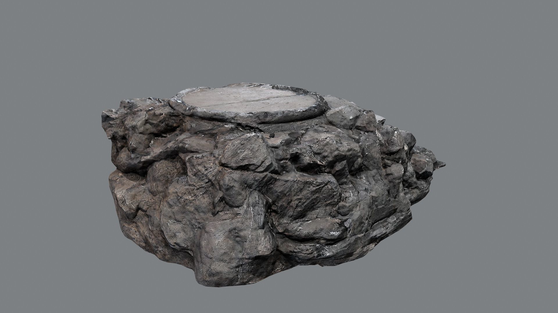 temple Low-poly 3D model_2