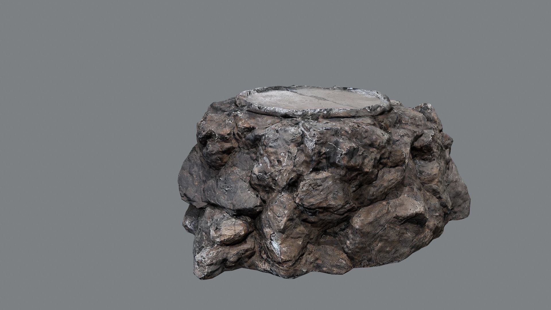 temple Low-poly 3D model_4