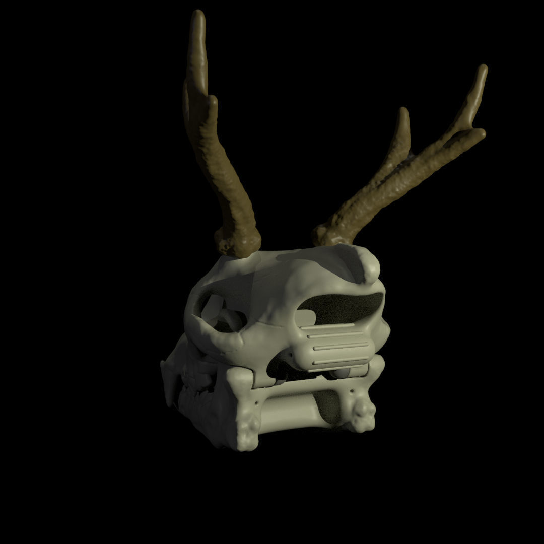 Skull Pet Arm Puppet 3D Print 3D print model_4
