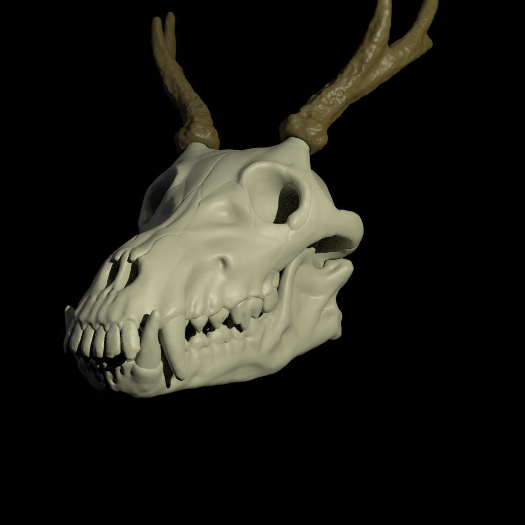 Skull Pet Arm Puppet 3D Print 3D print model_6