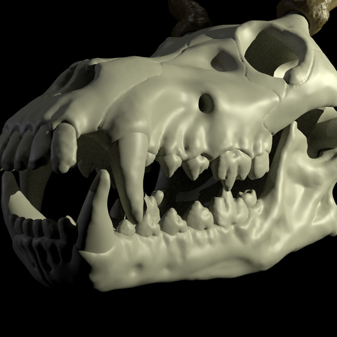 Skull Pet Arm Puppet 3D Print 3D print model_7