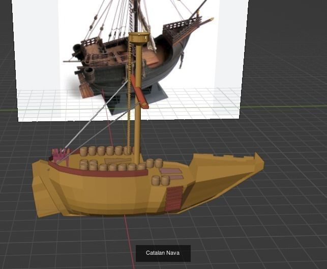 Sea Naval Battle assets Ships guns  towers weapons 3D Model Collection_4