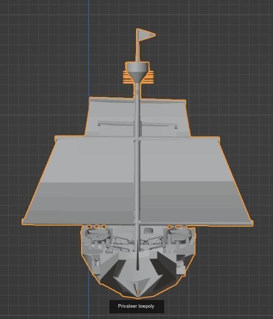 Sea Naval Battle assets Ships guns  towers weapons 3D Model Collection_2