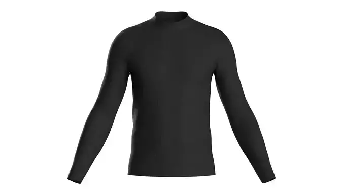 Male long sleeve 3D model