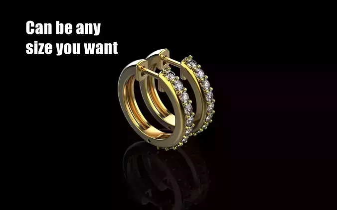 hoop earring model 580