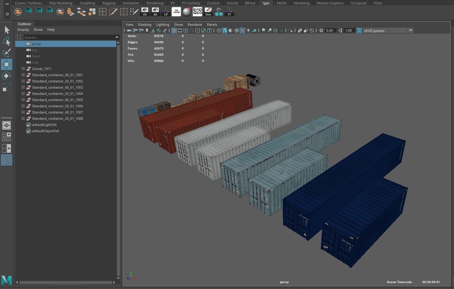 Standard Container 3D model_16