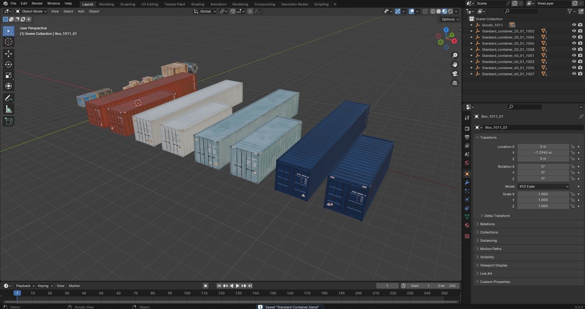 Standard Container 3D model_14