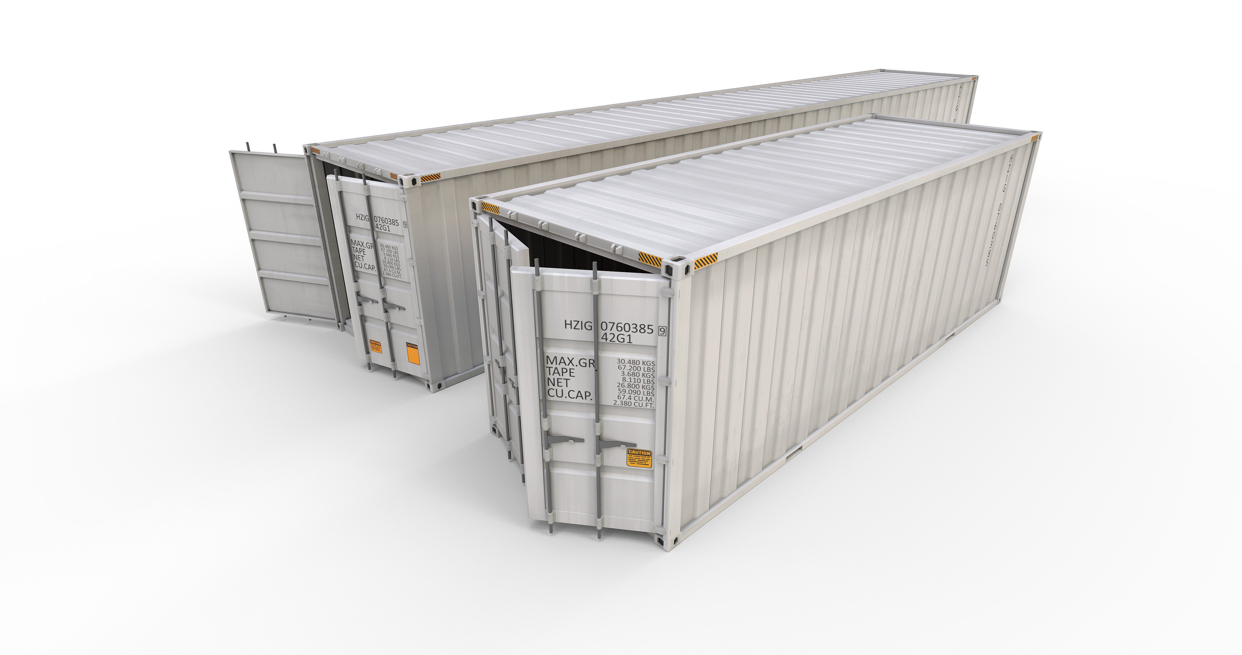 Standard Container 3D model_8