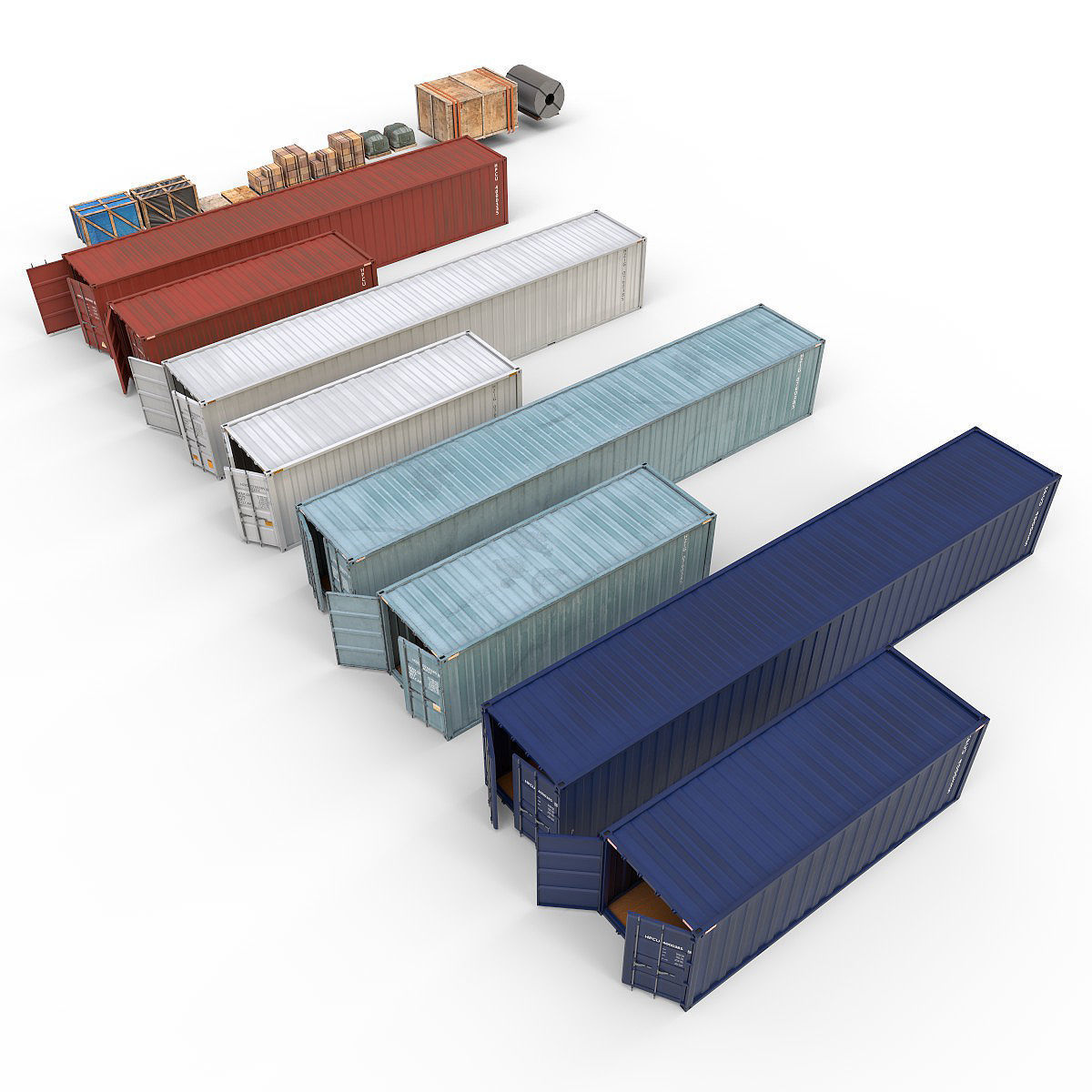 Standard Container 3D model_3