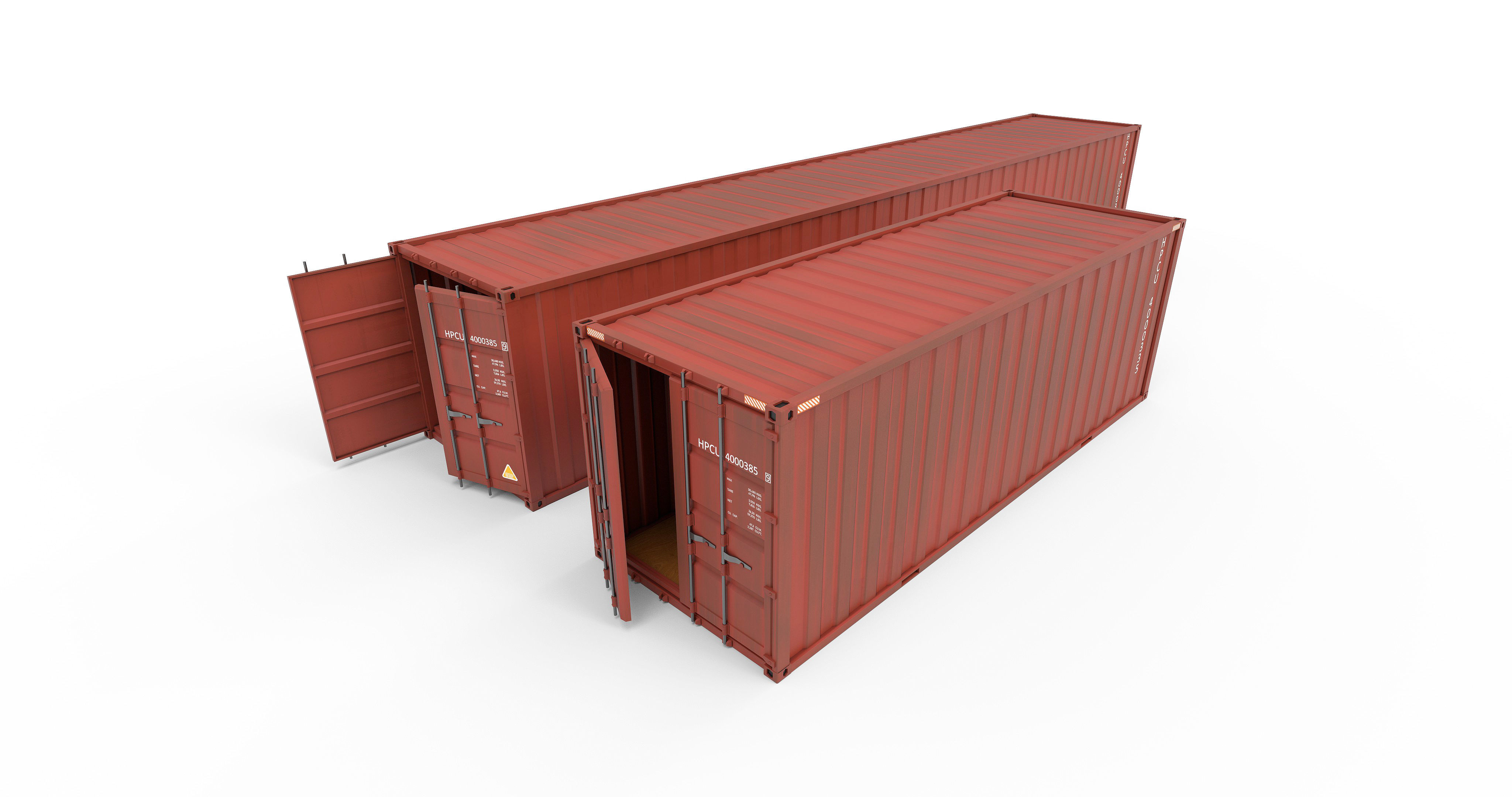 Standard Container 3D model_7