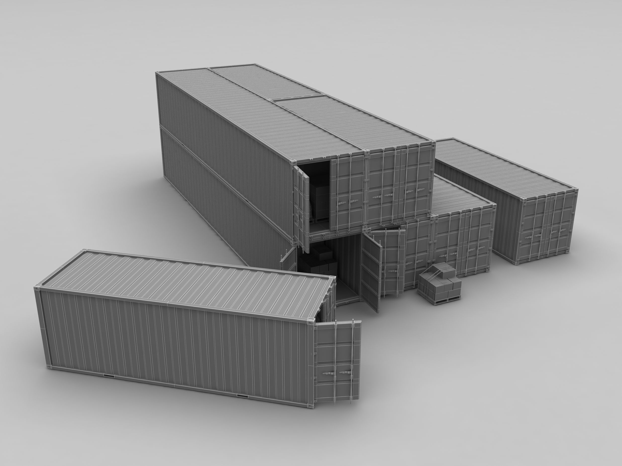 Standard Container 3D model_12