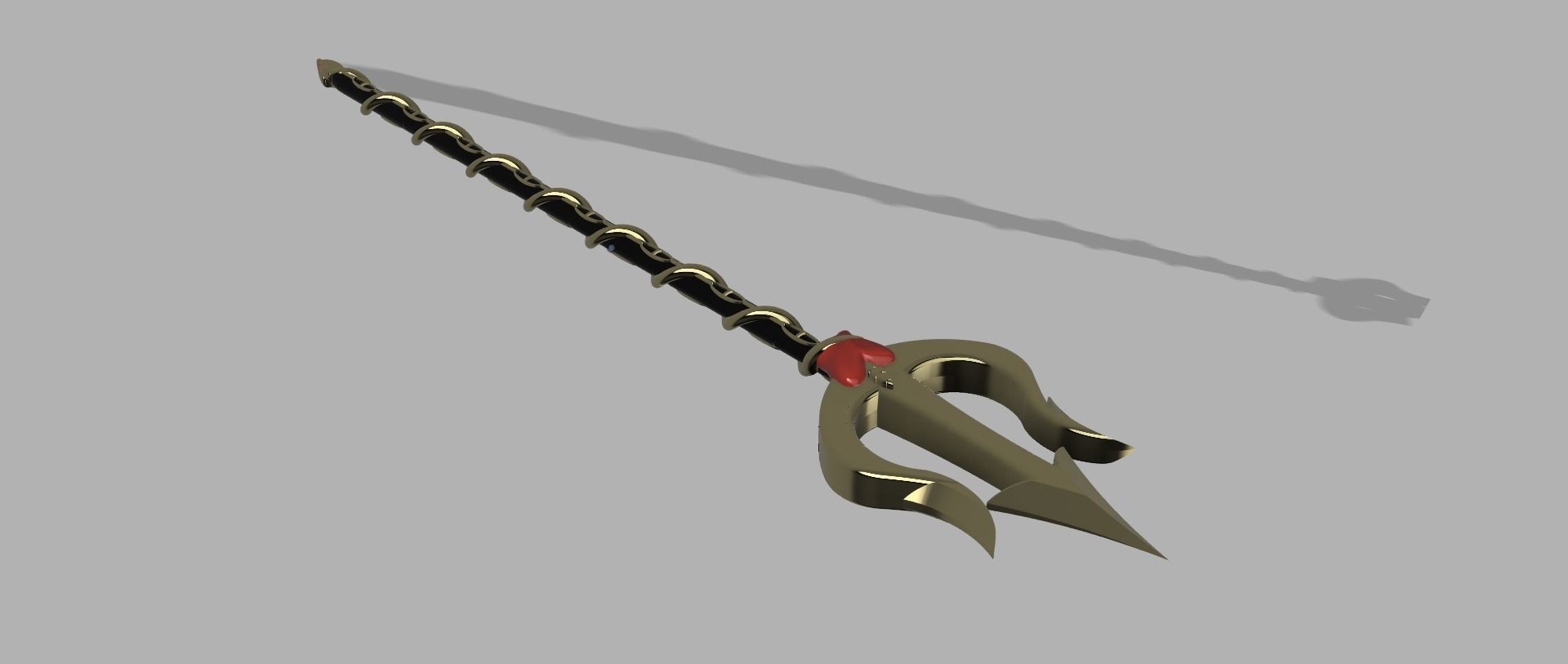 Princes Charlie Morningstar Trident - Hazbin hotel 3D print model_7