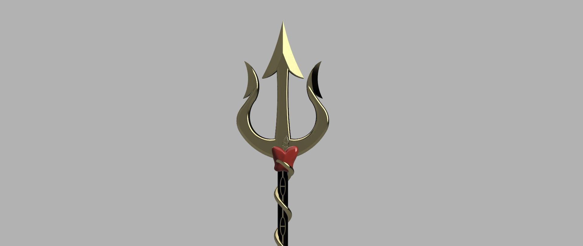 Princes Charlie Morningstar Trident - Hazbin hotel 3D print model_24