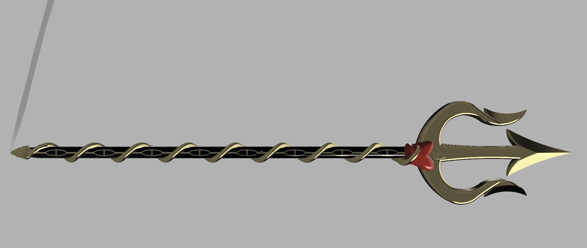 Princes Charlie Morningstar Trident - Hazbin hotel 3D print model_5