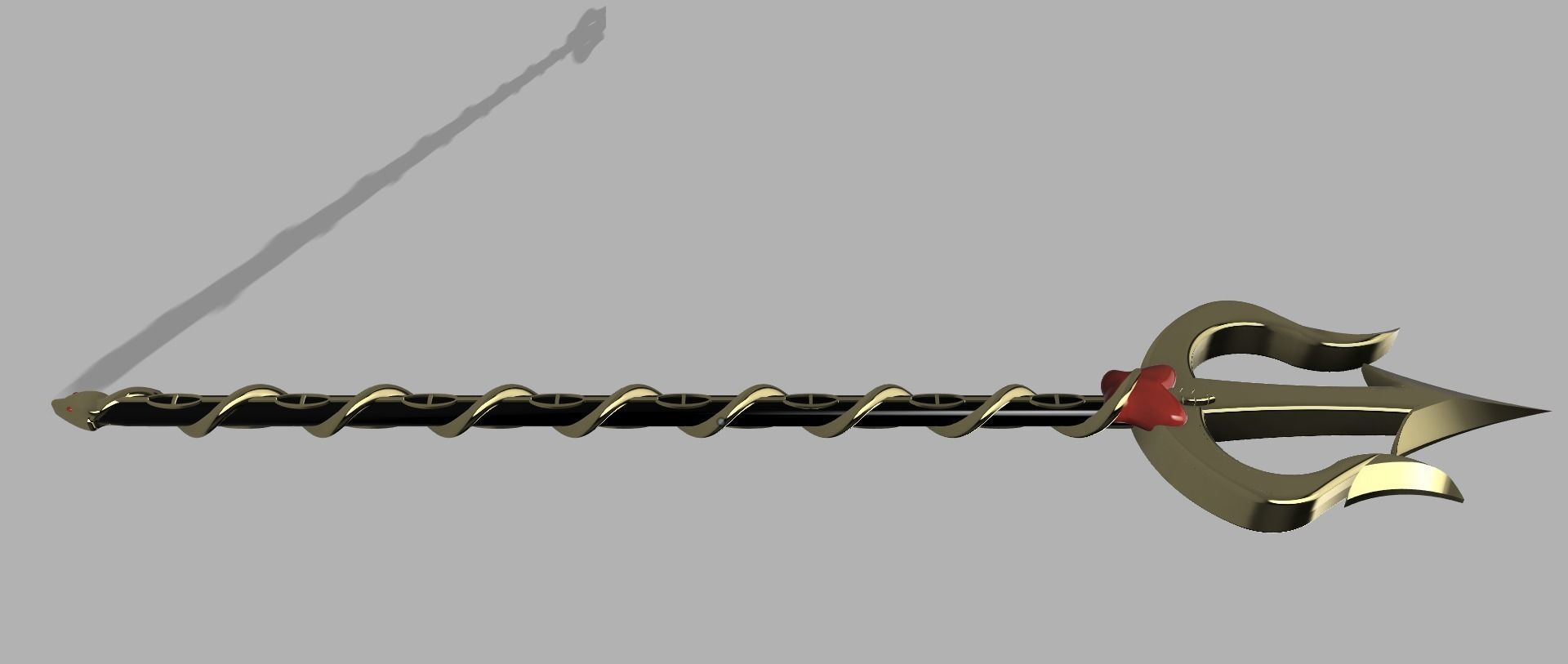 Princes Charlie Morningstar Trident - Hazbin hotel 3D print model_6