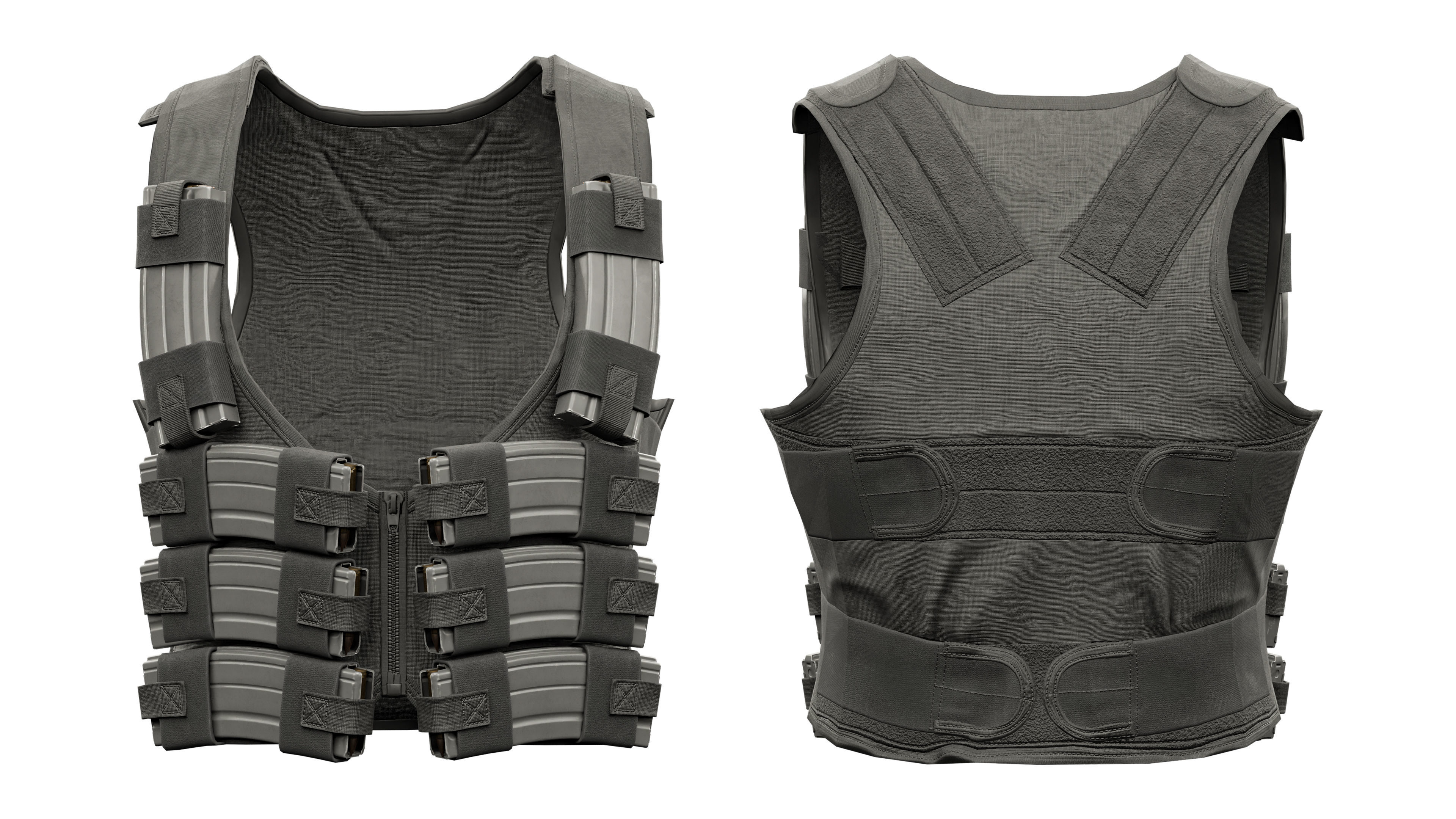 ROBBER CHARACTER RIGGED Low-poly 3D model_11